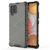 Hurtel Honeycomb Armor ovitek s TPU odbijačem za Samsung Galaxy A42 5G, črn