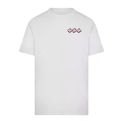 Mister Tee Majica All Or Nothin Chain roza/črna/bela