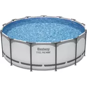 Bestway Frame Pool kompletan setSteel Pro MAX™ O 396 x 122 cm uklj. filter pumpa - 1 kom