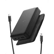 Spigen Osnovni prenosni polnilnik s 30.000 mAh in 30 W, črne barve EA3030