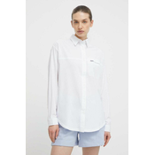 Košulja Columbia Boundless Trek za žene, boja: bijela, relaxed, s klasičnim ovratnikom, 2073061