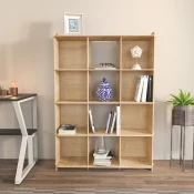 Hanah Home Polica 92,5x132x30cm Hrast