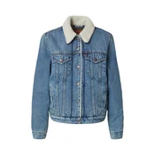 LEVIS ® Prehodna jakna Original Sherpa Trucker moder denim