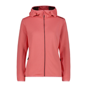 CMP WOMAN JACKET FIX HOOD, ženska pohodna jopa, roza 35E6416