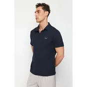 Trendyol Muška majica TMNSS24PO00046, Tamnoplava