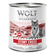 Wolf of Wilderness Senior “Expedition” 6 x 800 g - Stony Creek - perutnina z govedino
