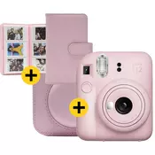 FUJI Fotoaparat FUJIFILM Instax 12 Mini SUPER KOMPLET Pink, (57209913)