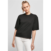 Womens Organic Oversized T-Shirt Black Color