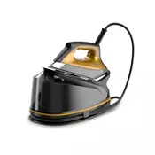Rowenta DG 7644 Compact Steam Pro parna postaja, črna/Gold
