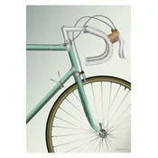 Vissevasse plakat Racing Bicycle 50x70 cm