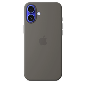 iPhone 16 Plus Silicone Case sa MagSafe-om - Stone Grey