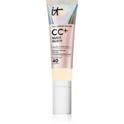 IT Cosmetics Your Skin But Better CC + Nude Glow tekoči puder za posvetlitev kože SPF 40 odtenek Fair Ivory 32 ml
