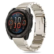 slomart Zapestnica Tech-Protect SteelBand za Garmin Fenix 5X/5X PLUS/6X/6X PRO/7X/8 (51 MM) - titan