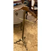 Casa Padrino luxury baroque dressboy antique gold/brown 47 x 47 x H. 121 cm - Antique style clothes rack - Coat rack - Valet stand - Bedroom accessories - Baroque furniture