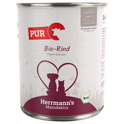 Varčno pakiranje Herrmann´s Bio čisto meso 24 x 800 g - Bio govedina