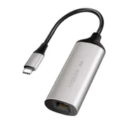 LOGILINK Mrežni adapter USB-C => LAN RJ45 10/100/1000/2500/5000 USB 3.2 0,15cm aluminium LogiLink (UA0456), (5000089246)