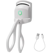 USB polnilni grelni kodralnik trepalnic | GLAMCURLI, Bela