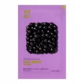 Holika Holika Pure Essence hranilna maska iz platna z acai jagodami 23 ml