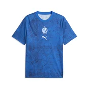 PUMA Olympique de Marseille Warm-Up Jersey Men, Sport, Royal/White, XS
