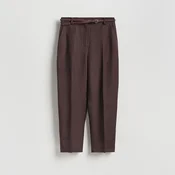Reserved - Pantalone s visokim sadržajem lana i mešavinom viskoze