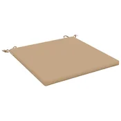 Vidaxl Sedežne blazine SOEST 100% poliester Peščena 80 x 80 x 3 cm