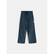 Reserved - Wide leg pantalone sa efektom ispranosti