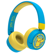 Djecje slušalice OTL Technologies - Pokemon Pickachu, bežicne, plavo/žute