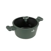 Berlingerhaus Lonec s titanovim premazom in pokrovom, premer 24 cm, iz kolekcije Matte Green