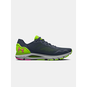 UNDER ARMOUR Sportske cipele Sonic 6, bazalt siva / svijetlosiva / neonsko zelena / roza