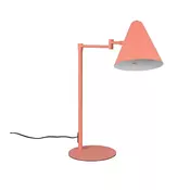 Oranžna namizna svetilka z upogljivo konstrukcijo (višina 50,5 cm) Cosima – Trio