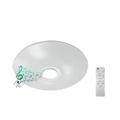 megamiska LED plafoniera z bluetooth zvočnikom Porto 72W 500mm RGBW CCT z daljincem