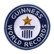 shumee Našitek Guinnessovih svetovnih rekordov - velik - Prišit - Vezen našitek/značka/emblem