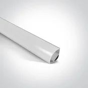 7908/AL, Aluminijski trokutasti profil 2m + PC opalni pokrov