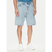 Calvin Klein Jeans Jeans kratke hlače 90s LV04RB930G Modra Regular Fit