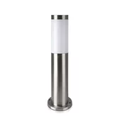 V-TAC Baštenska lampa 8958, 1 x E27, 45 cm, Mat hrom