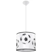 SOLLUX lighting Okrogla viseča svetilka za otroško žogo O30 cm FOOTBALL A 1xE27 15W SL.1424 Sollux Lighting
