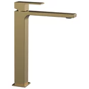 CUBEMIX washbasin mixer tap, high, gold matt - Zlata mat barva - Sapho - CUBEMIX - 72 - Medeninasti - Vzvod - Kvadratni - 50 - 278 - 14