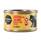 Cosma Bowl 6 x 80 g - Piščančje prsi z lososom