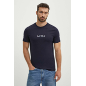 Pamucna majica Guess za muškarce, boja: tamno plava, s aplikacijom, M4GI92 I3Z14