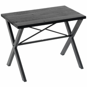 Ena Drveni stocic 57x32.5x46cm, Crni