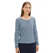Tom Tailor Ženska bluza 1039068, Plavo-bela