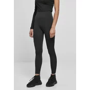Womens Highwaist Biker Tech Mesh Leggings - Black