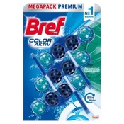 Bref Color Aktiv viseči blok za WC, trden, 3 x 50 g, evkaliptus