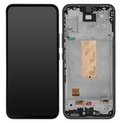 SAMSUNG Originalni zaslon Samsung A54 5G, LCD zaslon na dotik - grafit (Servisni paket), (21733370)