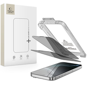PRIVACY ZAŠČITNO STEKLO TECH-PROTECT QUICK SET SPY+ 2-PACK IPHONE 16 PRO PRIVACY
