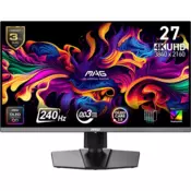 MSI MAG/272UP QD-OLED X24/26,5/QD-OLED/4K UHD/240Hz/0,03ms/Črna/3R MAG 272UP QD-OLED X24