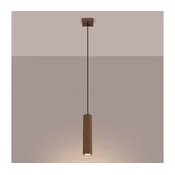 Brilagi - LED luster na sajli CRESTO 1xGU10/10W/230V braon