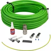 AXIS 03310-001 omrežni kabel Zelen 25 m Cat6a