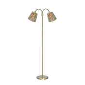 PR Home Talna svetilka Amy Cia Theo, barvna/medenina, 150 cm, 2-svetlobna. - Dnevna soba/jedilnica - barvita, starinska medenina - Tkanine/tekstil