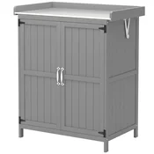 Homestar Vrtna omara 74x43x88 cm siva